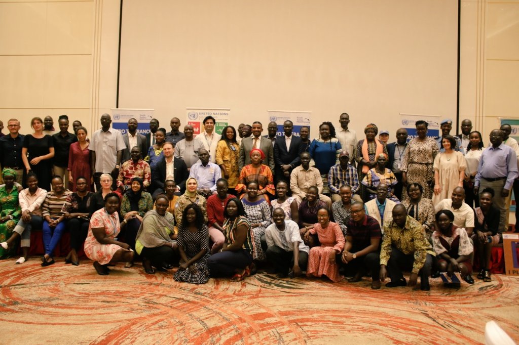 NyantiSara's tweet photo. I hosted the first of its kind meeting to galvanize partnership for collective action to address #SexualExploitationandAbuse in #SouthSudan. A system wide approach with all actors working together under one umbrella is key to achieving our zero-tolerance drive.
#SSOT https://t.co/PkuWoDAZGr