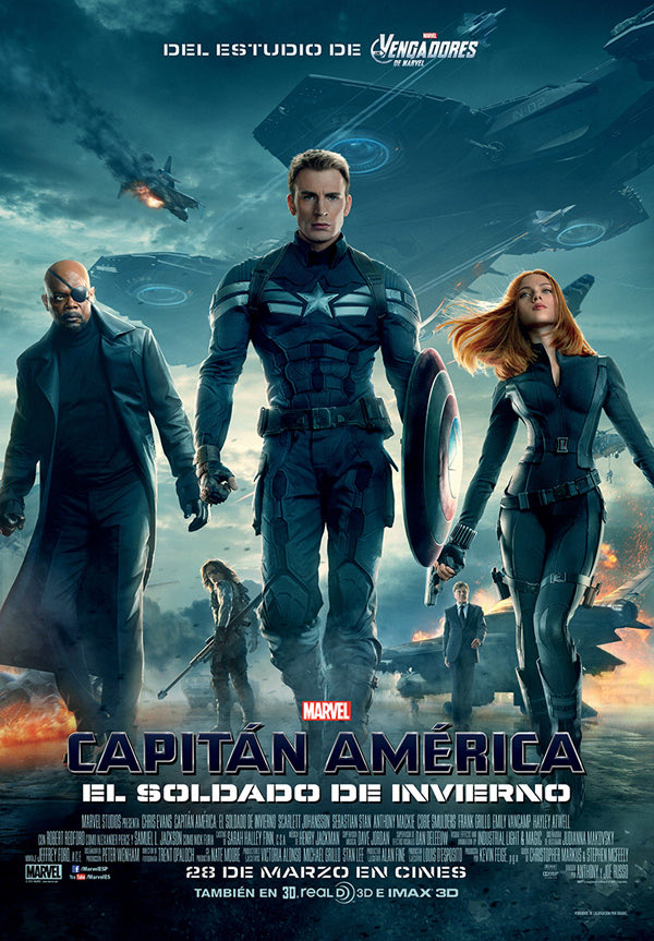 ma_blazquez's tweet photo. #proyectoMarvel. Seguimos con Capitán America: Soldado de invierno. Es de lo más potable que ha hecho Marvel. Los personajes están bien, la historia se sostiene. Quieretener ritmo como de thriller político de los 70, no lo logra pero se agradece el intento. https://t.co/qcgaND0TbA