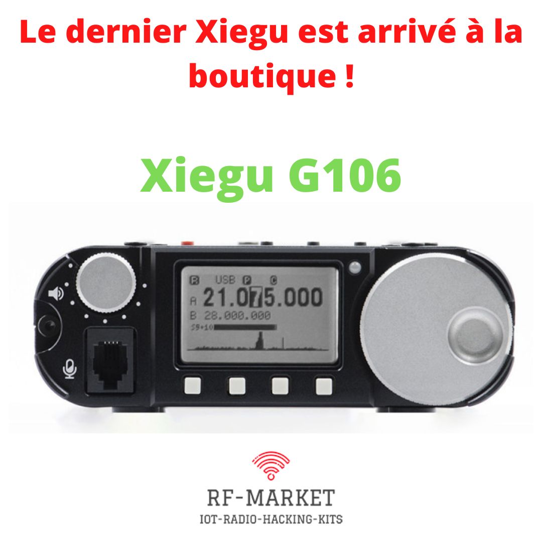 Le Xiegu G106 est arrivé à la boutique !
Plus d'excuses pour rester dans le canapé !
--> rf-market.fr/xiegu/1036-xie…
#xiegu #qrp