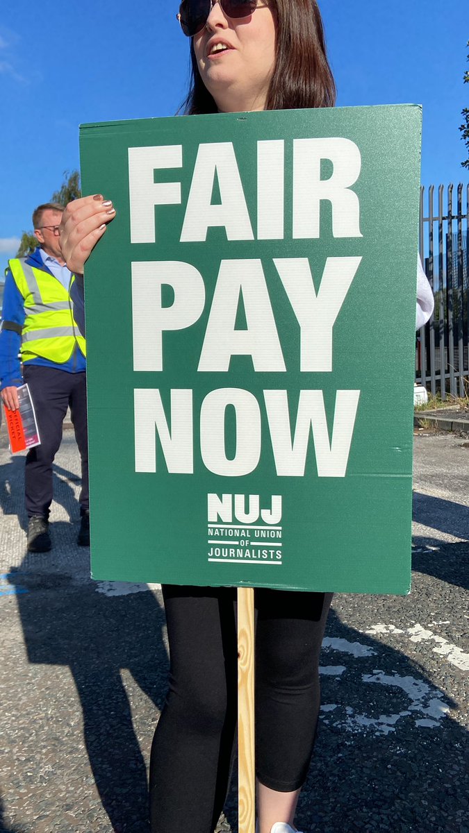 We are ON STRIKE this morning as we say NO to Reach taking advantage of hardworking journalists. We demand fair pay NOW.