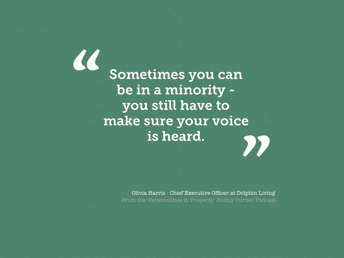 More sage advice from Olivia Harris, CEO of Dolphin Living, given during our latest podcast in the 'Personalities in Property' series. Hear the whole interview here tinyurl.com/3zys6xkr 
#proptech #property #recruitmentinrealestate #recruitment #realestate #Building #Build