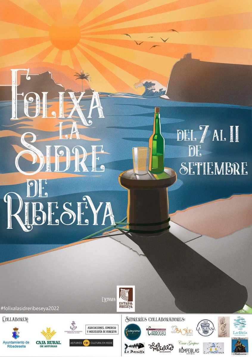 AytoRibadesella's tweet photo. 🍏Llega la Folixa la sidre de Ribeseya 🍏 https://t.co/rvHE1A3L2C