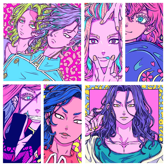 #今月描いた絵を晒そう #東卍FA 💕
紫ピンクが多めの月でした😋💜 