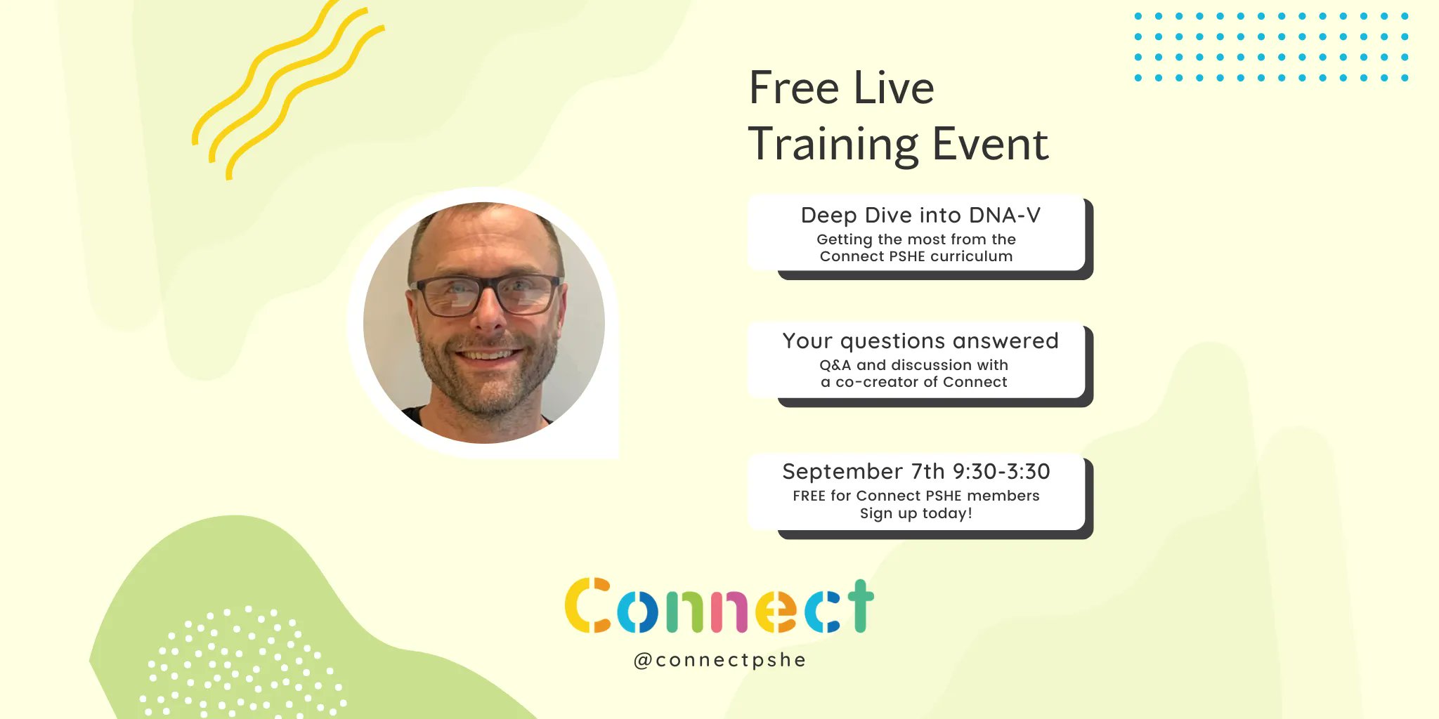 Connect PSHE on Twitter "Free for Connect members, the training will