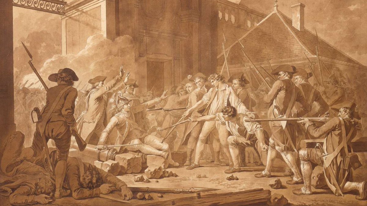 La garnison de #Nancy se #rébelle contre leurs officiers #CeJourla #31août #1790. Le gouverneur réprime la #mutinerie. Le combat est violent, le lieutenant Désilles, qui s'interpose pour empêcher une lutte fratricide est tué. La répression fut féroce.
bit.ly/3RpdV0A