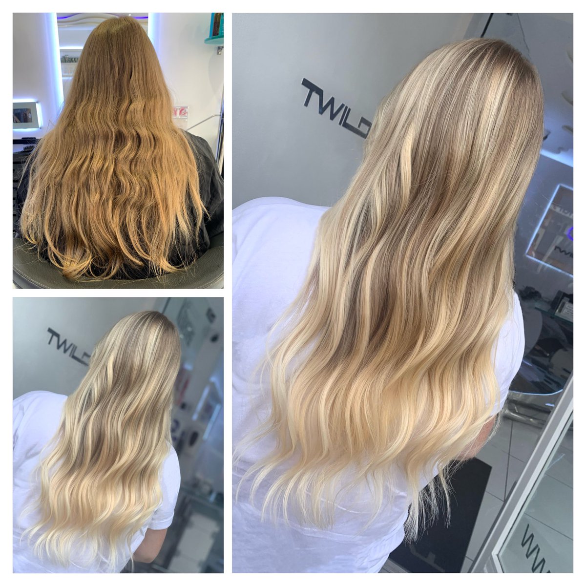 TwiloH's tweet image. | B l o n d e  D e f i n i t i o n |  Talk about absolute hairgoals !!!  We can’t get enough of this flawless high definition blonde balay by Hugo ♡︎ 

#LicenceToCreate  #AskForWella  #BlondeBalayage  #BlondeBlend  #BlondeMoment  #BlondeHair  #BlondeAmbition  #TwiloStyled