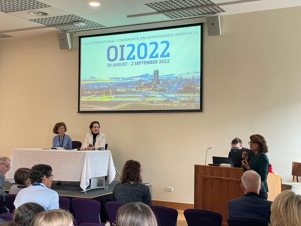 ern_bond's tweet photo. The #OI22 has started yesterday and will finish on September 2nd. ERNBOND took part in the workshop "Pre-meeting allied health professionals’ workshop: Early life interventions and assessments", with the speaker Valérie Cormier-Daire, concerning diagnostic pathways of #ERNBOND. https://t.co/Fg1HkOhcsk