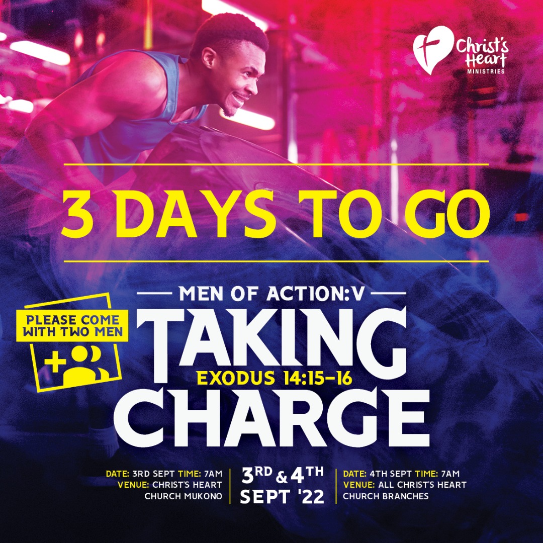 ChristsHeartMin's tweet photo. This Saturday, 7am.
#3DaysToGo
#MenOfActionV
#TakingCharge https://t.co/fCKjKEQpAY
