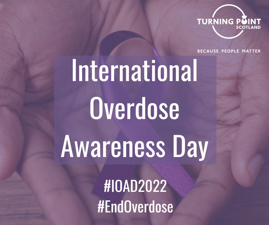 Today marks International Overdose Awareness Day 2022 💜

Across our services we are remembering those who have been lost to preventable drug overdose and resolve to continue our hard work to #EndOverdose.

#IOAD2022