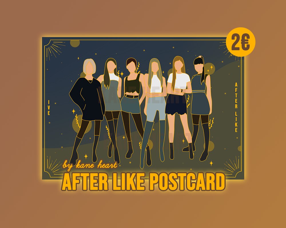 KaneHeart's tweet photo. 🌙 DIVEs ! Envie d'immortaliser le superbe comeback des filles 'AFTER LIKE' ? Cette postcard est faîtes pour vous ! Vous avez peu de temps pour commander, donc n'hésitez plus ♥
#IVE #AFTERLIKE #IVECOMEBACK #IVE_After_Like 

Pour commander c'est par ici → https://t.co/rhBEvWkfMu https://t.co/HKDtOJgUpw