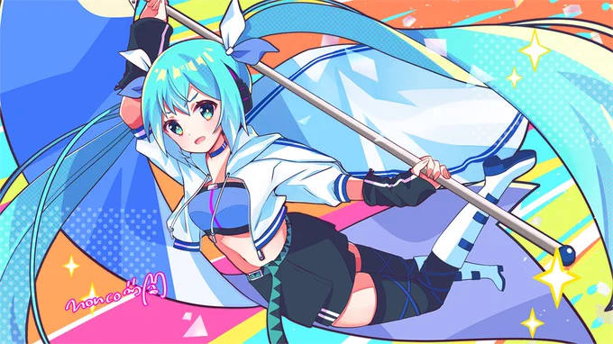 ミクさん誕生日おめでと～～～～#初音ミク#初音ミク生誕祭2022 