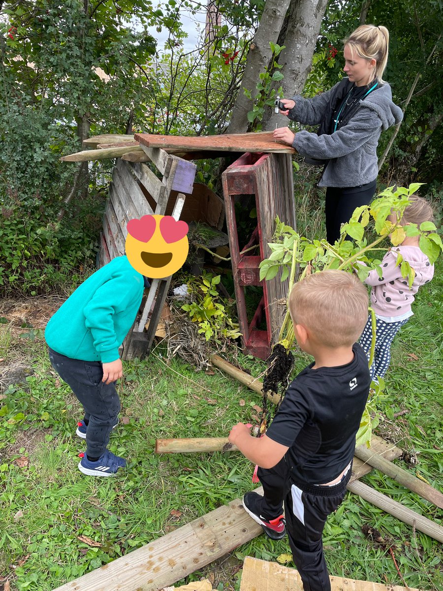antonineps_nurs's tweet photo. We have been so engaged hunting for bugs that we decided to make our own hotel. We discussed what bugs need to survive and found all the materials we needed from our garden/woods. We then used real tools 🛠 #teamwork #antoscience “it’s dark and smelly the bugs will love it” https://t.co/zgPYmXtaJu