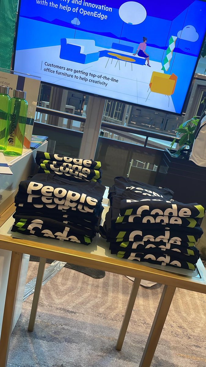 ProgressSW_BNL's tweet photo. Progress #OpenEdge booth at the #PUGChallenge in Vienna this week . Collect your T-Shirt!
@_OpenEdge_ @ProgressSW https://t.co/0hlo2hYr72