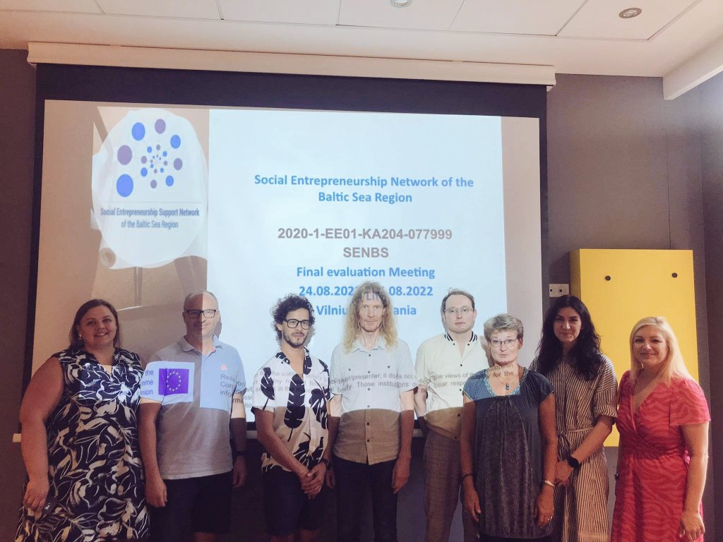 BISER_PL's tweet photo. Final #SENBS #ErasmusPlus Project meeting took place in Vilnus. We're happy to continue with the development of the #SocialEntreprensurship Support Network in #BalticSea and #Nordic countries. Check the platform: https://t.co/NUsp8bGA0K https://t.co/khSnOVeYwr