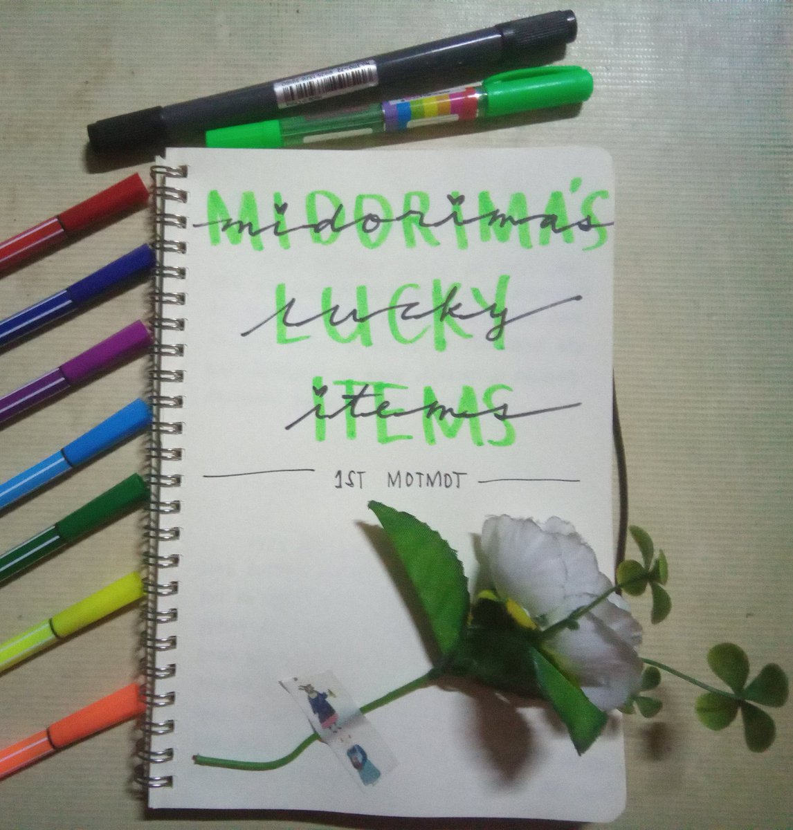 rumimeeen's tweet image. mandatory appreciation tweet for midorima's lucky items' 2nd anniv: love you always bebes ko

first handwritten note vs latest note (both ugly af deym gomen)