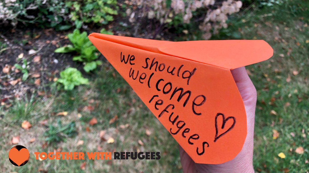 🚨Friday 23 Sep: together we will take a stand against the cruel Rwanda scheme. 

Join us &amp; Fill The Skies With Hope by making &amp; sending orange heart-shaped paper planes with their messages to the new PM🧡

Get planning now💪👇
togetherwithrefugees.org.uk/get-involved/s…