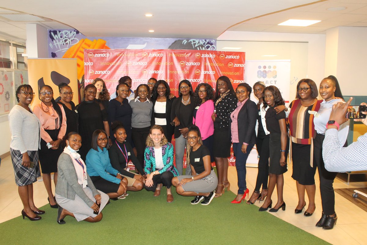 GermanyinZambia's tweet photo. Last weeks all-female #exchange on overcoming barriers in #Zambia’s male-dominated #techsector organized by
@giz_gmbh &amp; @BongoHive!
Thanks to @Zanaco for hosting &amp;  #WiT-Network for connecting these inspiring women!🇩🇪supports the promotion of equality on the labor market! 💪🙂 https://t.co/WtnPBZrJc8