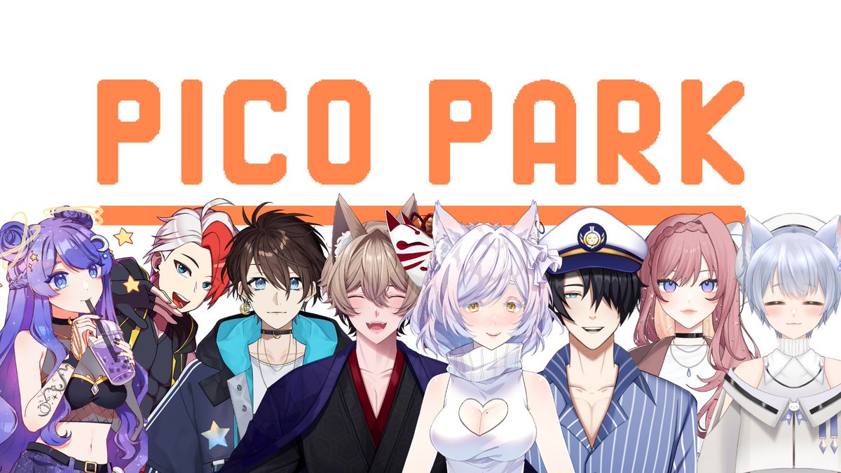 ✨️Pico Park✨️ 🤍 3 September, 8.30pm SGT/GMT+8 🤍 @jellydoughnut__, @ExoVerseVT, @Hiro_VTuber, @MapleTsuneki, @OnyoNori, @eumi_vt, @mashikyun