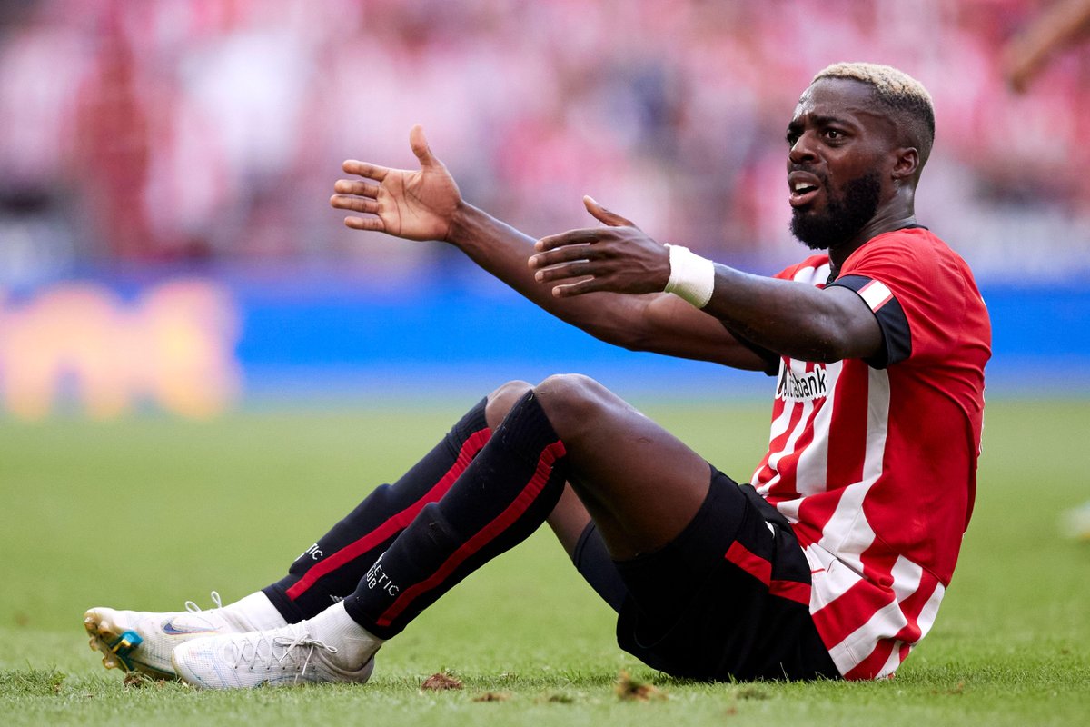 sportbible's tweet photo. Iñaki Williams' record breaking six year run without missing a La Liga game will come to an end after he picked up an ankle ligament injury... 😔

236 consecutive matches later. Amazing achievement! 👏 https://t.co/If1vqZv73i