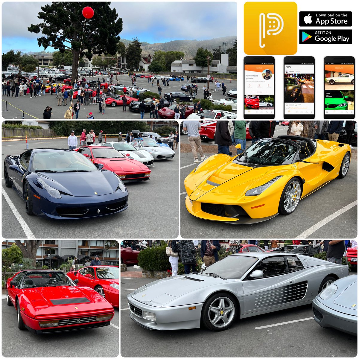 pedaltheapp's tweet image. 🔶 Annual @Ferrari Owners Club Gathering - Monterey Car Week
🔶 Get PEDAL - Free in app stores
🔶 PEDAL is a free, must have automotive enthusiast picture &amp;amp; video sharing app

#ferrari #ferrariusa #ferrariownersclub #monterey #montereycarweek #montereycarweek2022