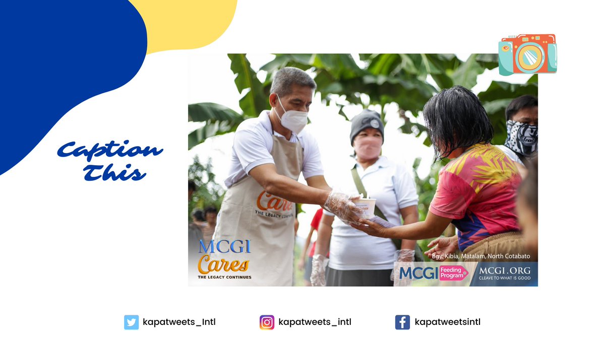 Kapatweets_Intl's tweet photo. Give this photo a caption and tweet it with the hashtags: 
#MCGIShinesWithLove
#MCGICares https://t.co/fQw7y6HME6