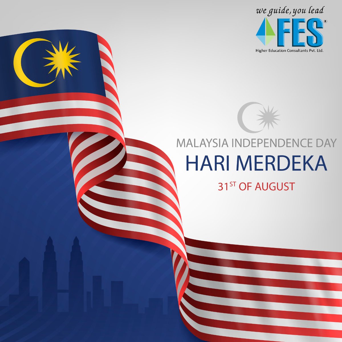 FESConsultants's tweet photo. Happy Independence Day Malaysia!

#fes #fes2022 #studyabroad #malaysia #independenceday #Merdeka #31August #MalaysiaDay https://t.co/EJdLcaok2l