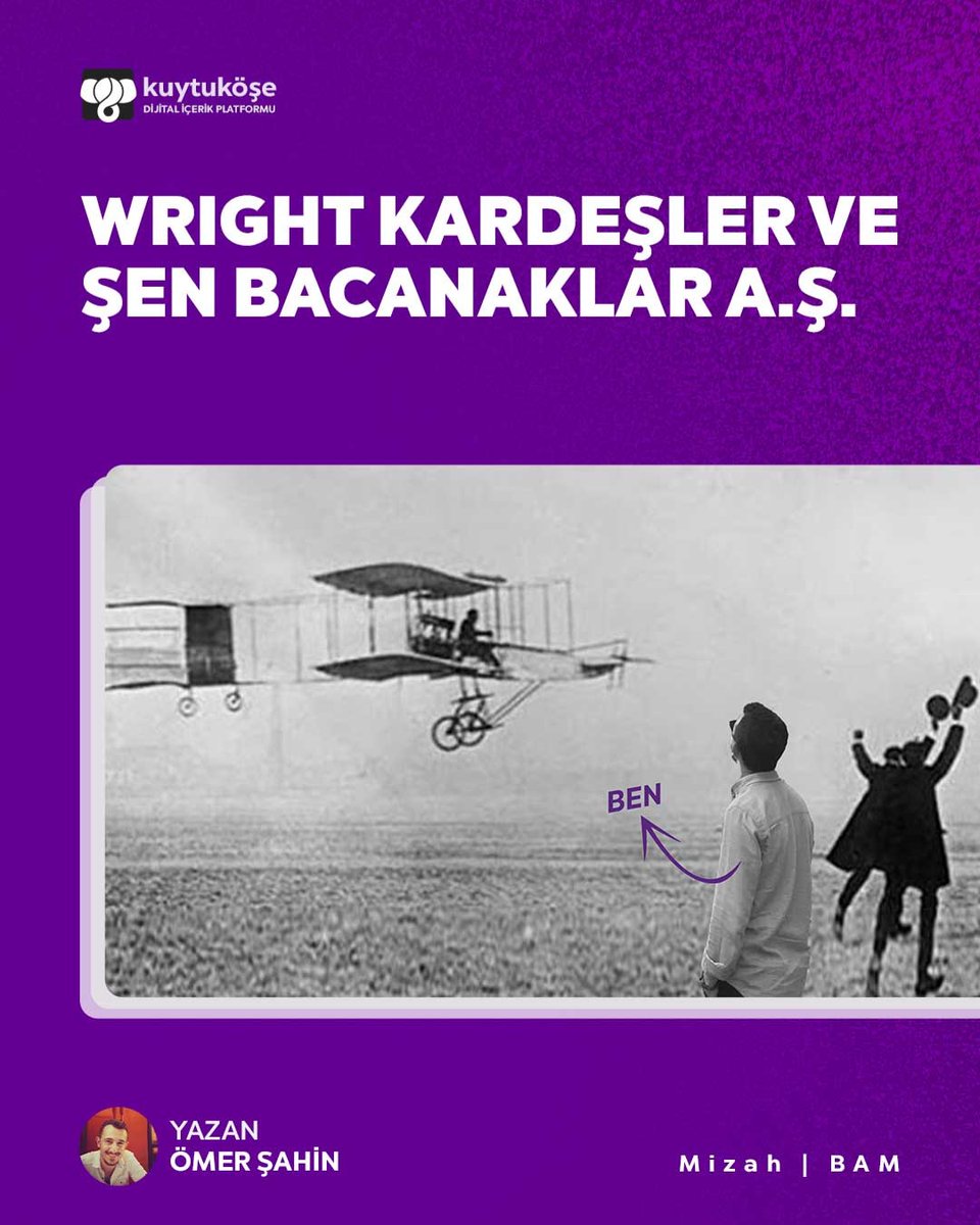 Wright Kardeşler ve Şen Bacanaklar A.Ş. • Kuytu Köşe Dergisi 19. sayısında. Şimdi ücretsiz oku! 🐘 

#kuytuköşe #kuytuköşedergisi #kuytucompany #kuytuco #dergi #mizah #bam