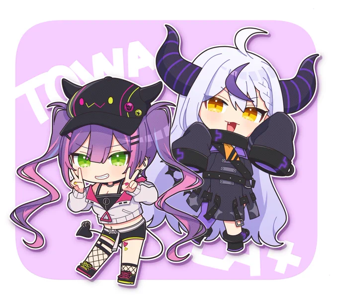 コラボ配信かわいかった#TOWART #laplus_artdesu 