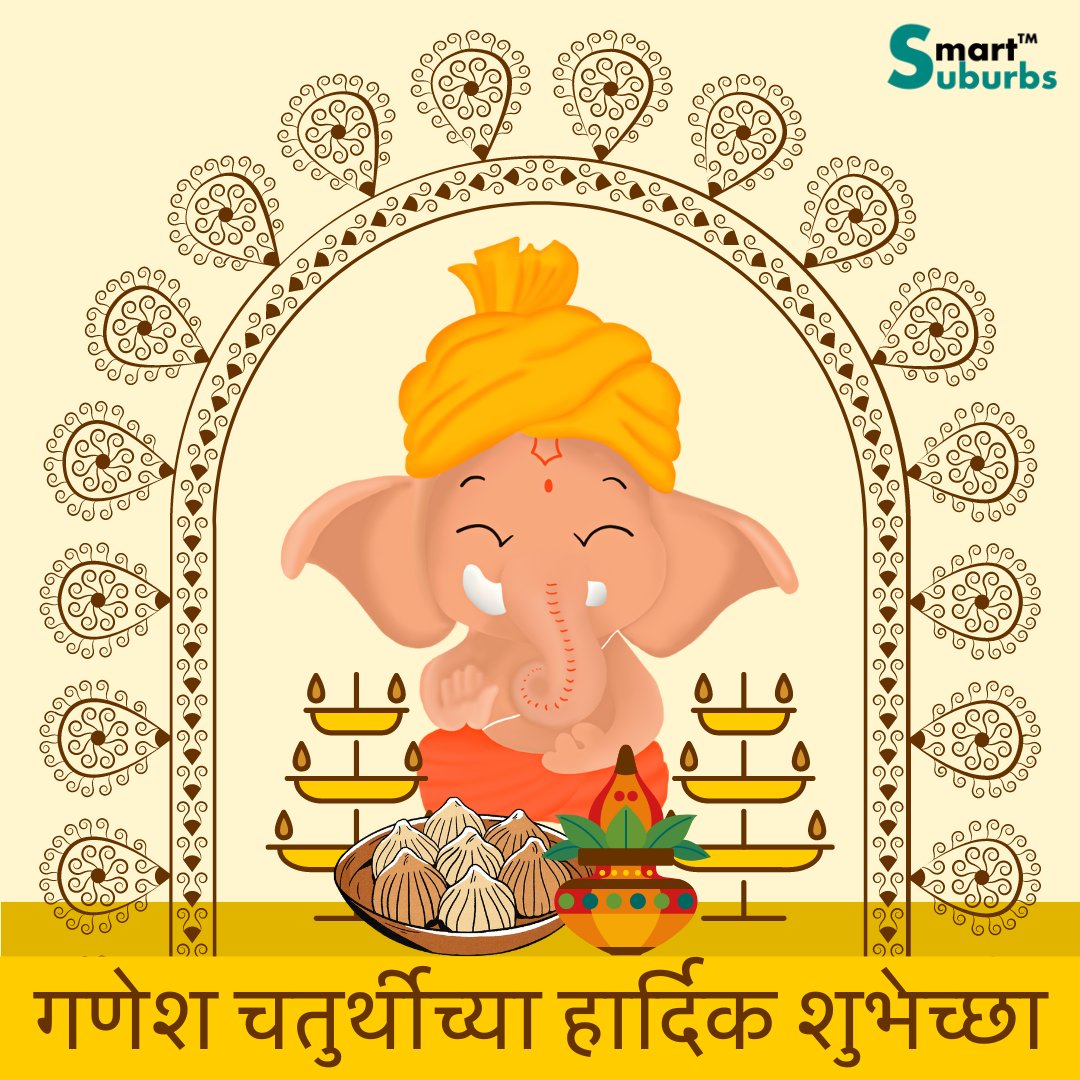 wakad_in's tweet photo. Wishing All A Happy &amp; Blessed Ganesh Chaturthi
#HappyGaneshaChaturthi #GaneshaChaturthi #ganapati #ganpati #ganesha🙏 #ganesh #SmartSuburbs #IPSense #HappyGaneshaChaturthi2022 https://t.co/5oYVsSTqbB