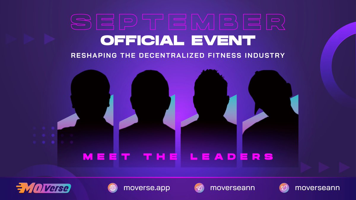 moverseann's tweet photo. ⚠️This September has a special event not to be missed...

Ola! We are about to introduce our special guests of BOD to the whole Moverse community.

😇 Discover what exactly that live event is in the next announcement! #KeepFollowingUs https://t.co/eIuL1g95V7
