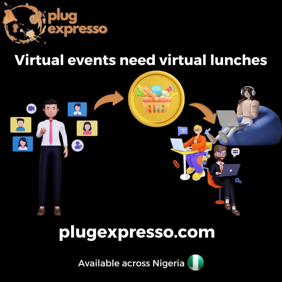 plugexpresso's tweet photo. Events with food have more participants, that's why wedding receptions have more guests than the main event.
If you're struggling to get people to attend and participate in your virtual events or you just want to spice up the next virtual meet, #PlugExpresso. https://t.co/DLIb6cnqj1