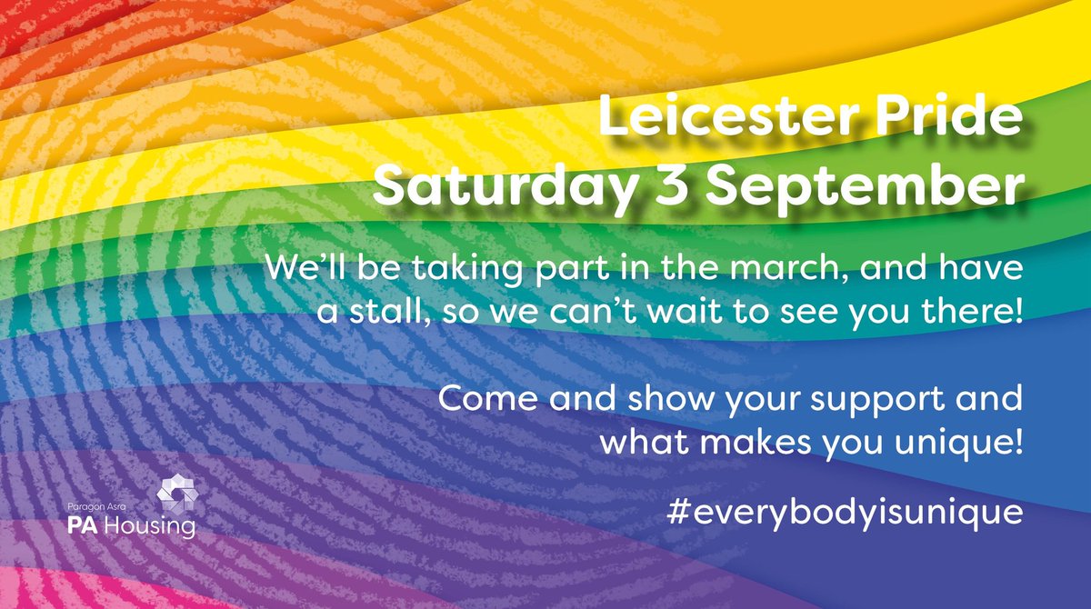 We will be there come show your support 🏳️‍🌈🌈 #everybodyisunique  #teampurple #nhood22 @pa_housing