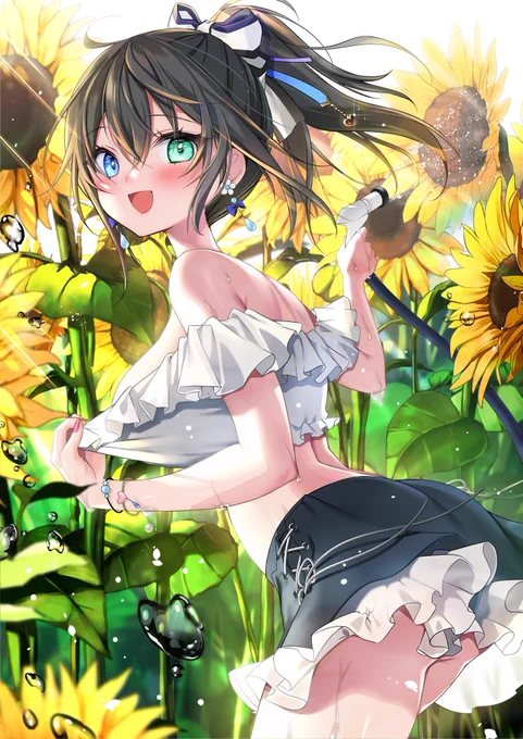 ↑っていうのは大前提として、それぞれいいところをピックアップして紹介します!ジークレー:原画再現度と耐光年数は一番!一生モノ!アクリル:透明感抜群!夏らしさといえばこれ!タペストリー:飾ったりしまったりが楽に出来る!画集:SIE全作品収録!特典でラフイラストも見れちゃう! 