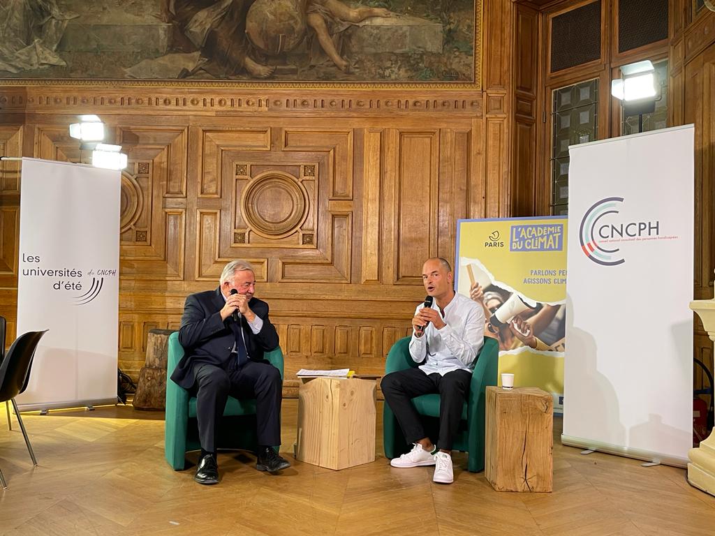 Aux #ueCNCPH <a href="/gerard_larcher/">Gérard Larcher</a> annonce qu'il saisit le bureau du <a href="/Senat/">Sénat</a> pour créer un groupe d’étude handicap qui sera l'interlocuteur du <a href="/CNCPH_fr/">CNCPH</a> pour assurer une veille législative et un soutien au <a href="/Senat/">Sénat</a> pour que les travaux soient accessibles à tous les citoyens #FALC #LSF