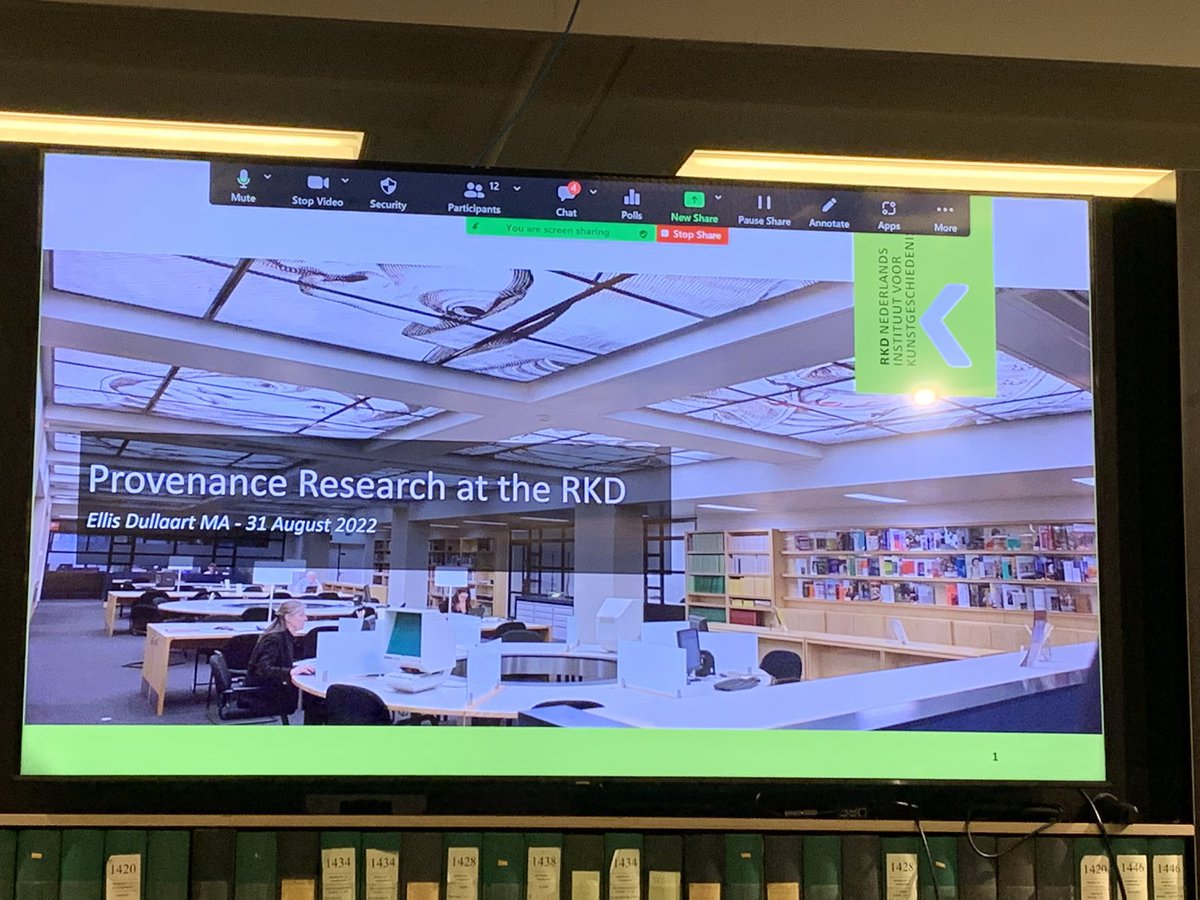 After the amazing and inspiring talk of <a href="/DrEmilineSmith/">Emiline Smith</a> we are now starting a tour at RKD <a href="/LDEHeritage/">Global Heritage & Development</a> #contestedheritage #provenanceresearch