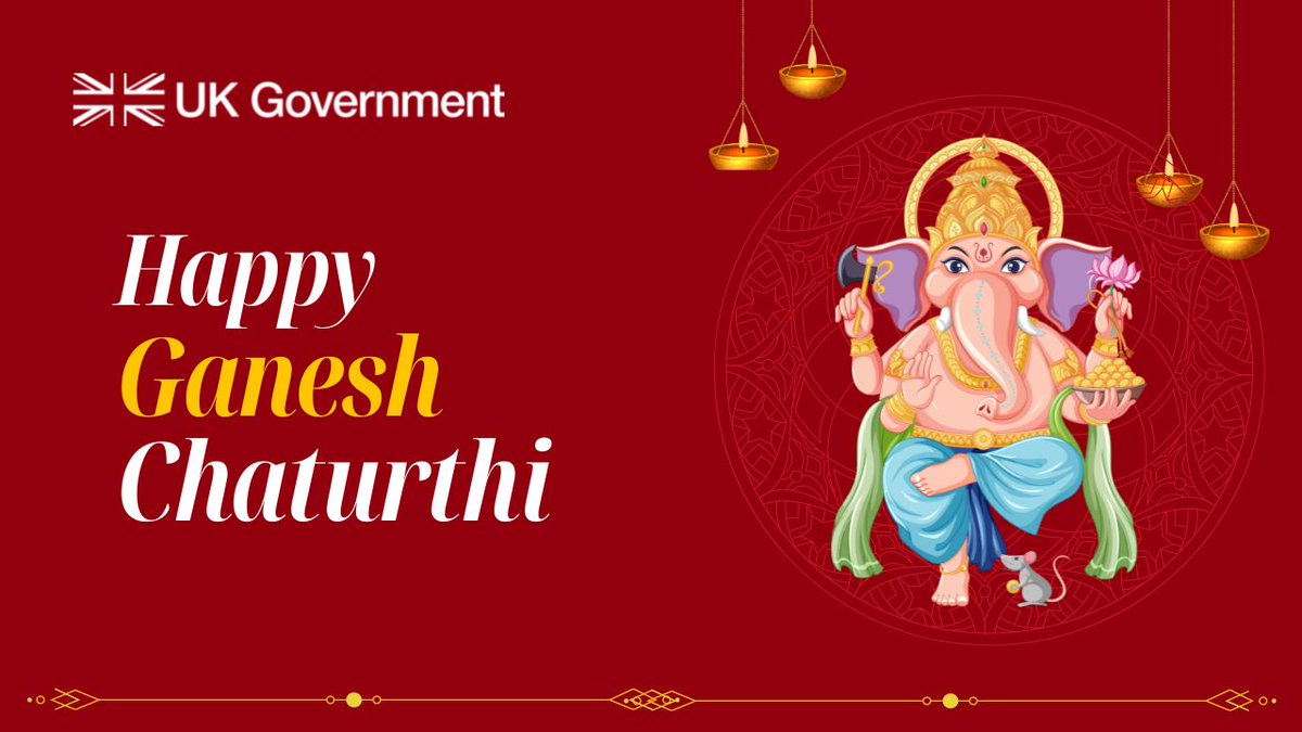 UKinIndia's tweet photo. The British High Commission family wishes everyone a very #HappyGaneshChaturthi!

गणपती बाप्पा मोरया 🙏 #GaneshChaturthi https://t.co/qBNGtYU91v