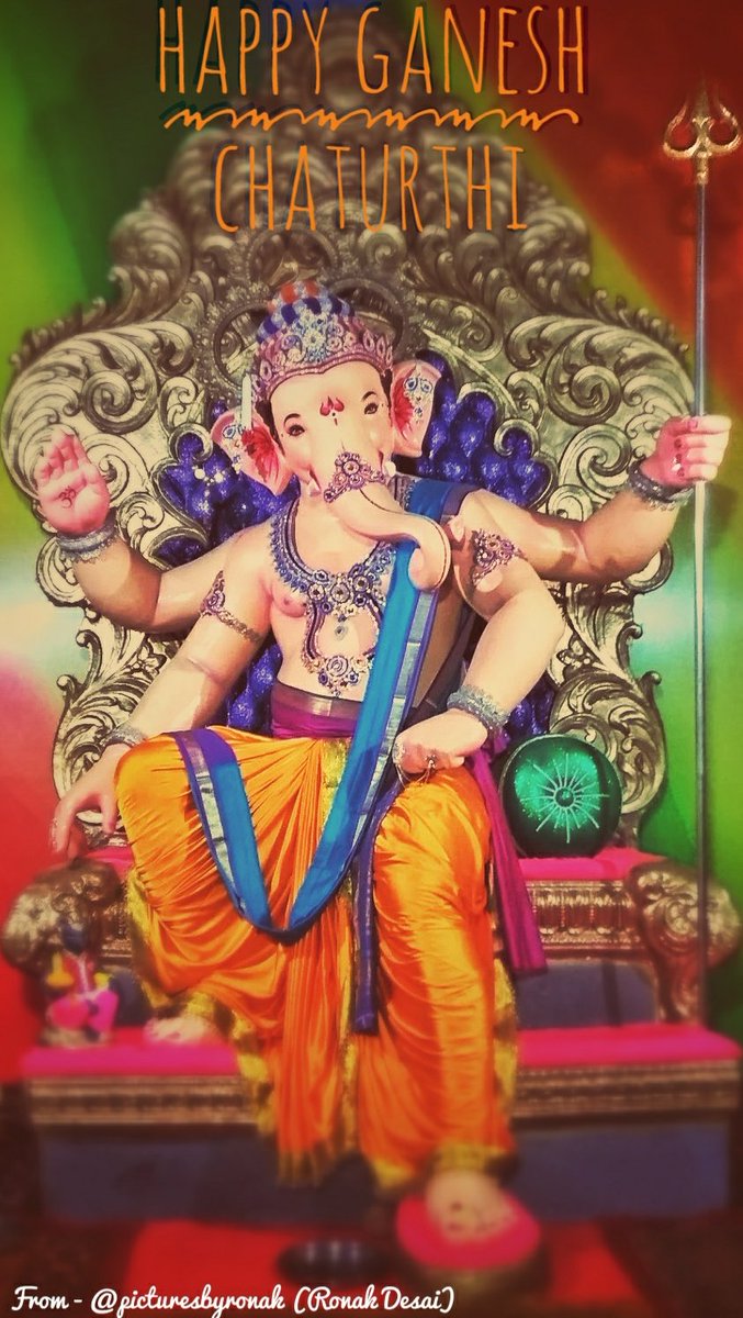 DesaiR15's tweet photo. Happy Ganesh Chaturthi! to all https://t.co/UOiHVgNKTn