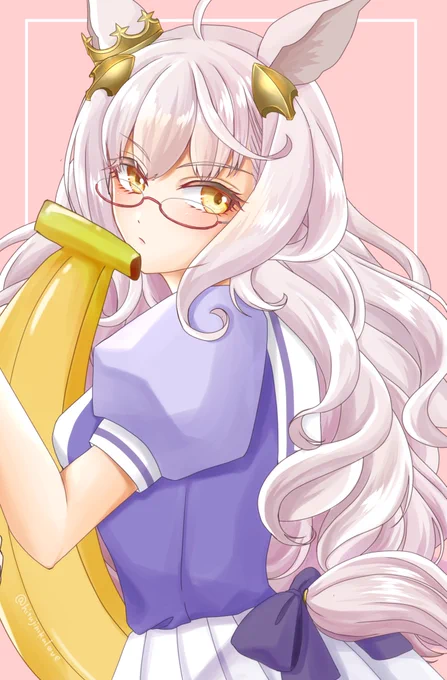 #今月描いた絵を晒そうハヤヒデ2枚でした、来月はもっと描きたいな 
