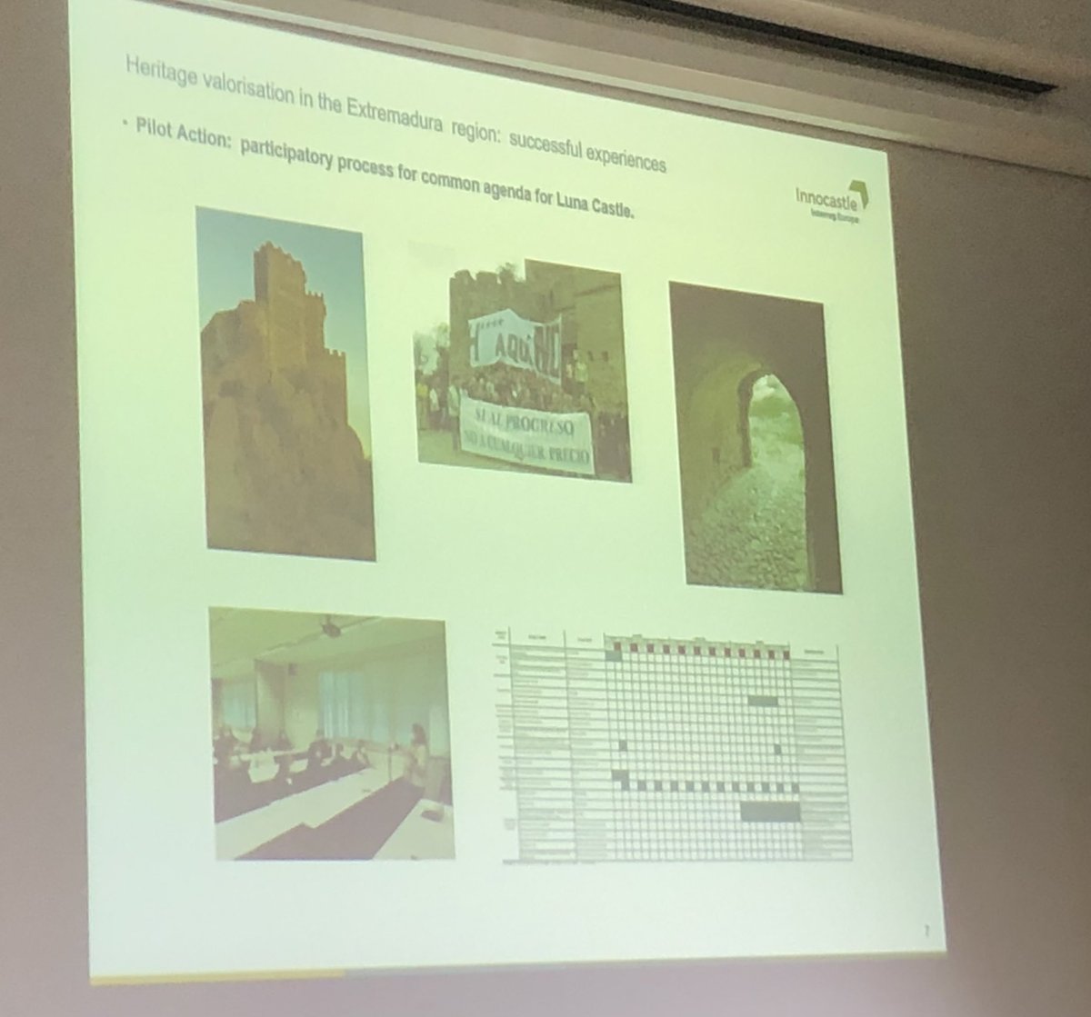 Amazing showcase of all the results obtained so far through Innocastle in Spain, by <a href="/DipdeBadajoz/">Diputación de Badajoz</a> and <a href="/InnogestionaAmb/">Innogestiona Ambiental (IGA)</a>. Ranging from restructuring the tax system to creating a full year programme with local communities for the castle used as a pilot action. Congrats to the team!