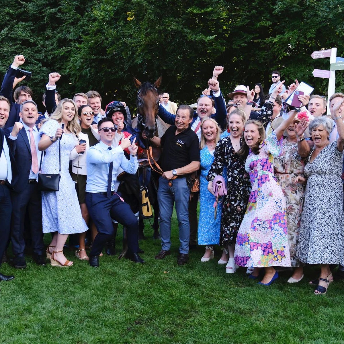 LGibsonBrabazon's tweet photo. The final celebration post for the 2022 running of the Newmarket Town Plate in memory of fellow Town Plate lady rider and winner, Julie Cecil 🎉🥇🏇🏻
The 352nd winner goes to Goldencard 🏆
So, what’s next on the cards @MJLH16 ?!!
#GambleLanded https://t.co/TUNcltGZV2
