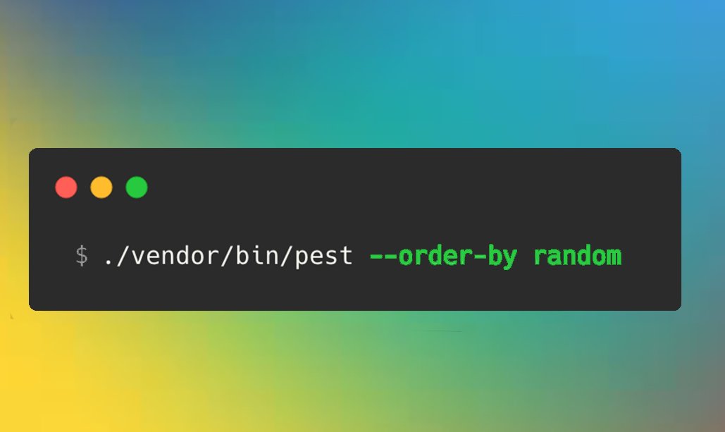 You can run your tests in a random order