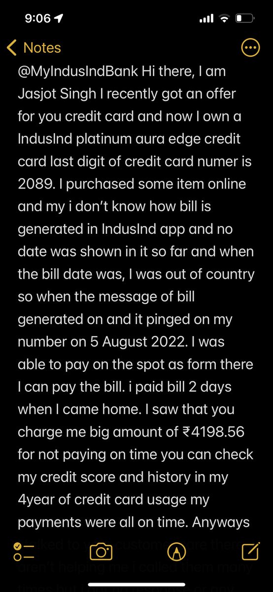 ja5jot's tweet photo. @MyIndusIndBank  i called and mailed you multiple time no solution i got?? #unsatisfied #indusind https://t.co/AexSHlzmgT