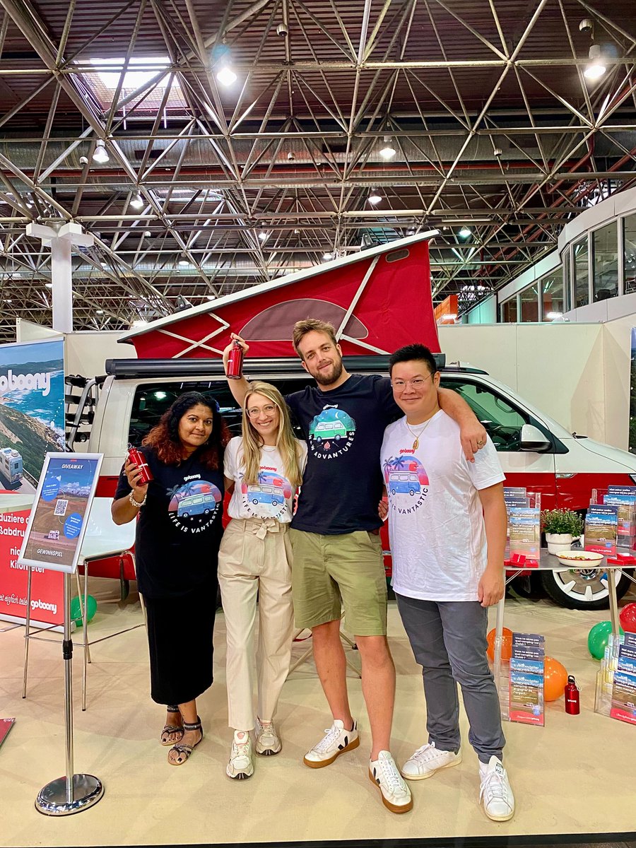 We're at the #caravansalon2022! Pop by and let's chat about the future of campervan travel! Hall 3, Stand D07 👋