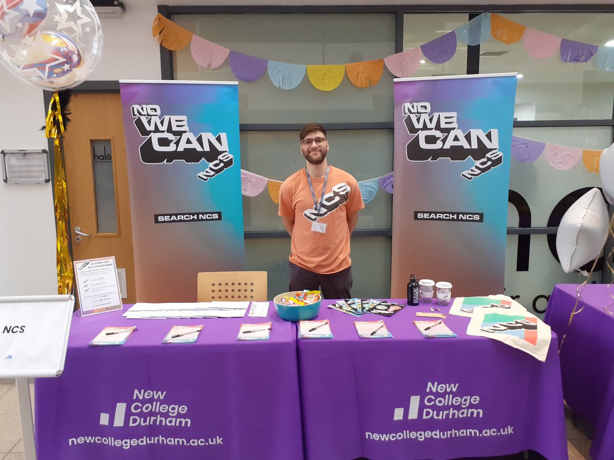 <a href="/NCDOfficial/">NCDOfficial</a> @JordanSNE_ <a href="/MeganL_NE/">Megan</a> and I will be here all week for #WelcomeWeek to tell you about an exciting opportunity for JUST students in your college!! Come and find out more before it's too late 🥳 #NCS #DoGood <a href="/IngeusYouth/">Ingeus Youth</a>