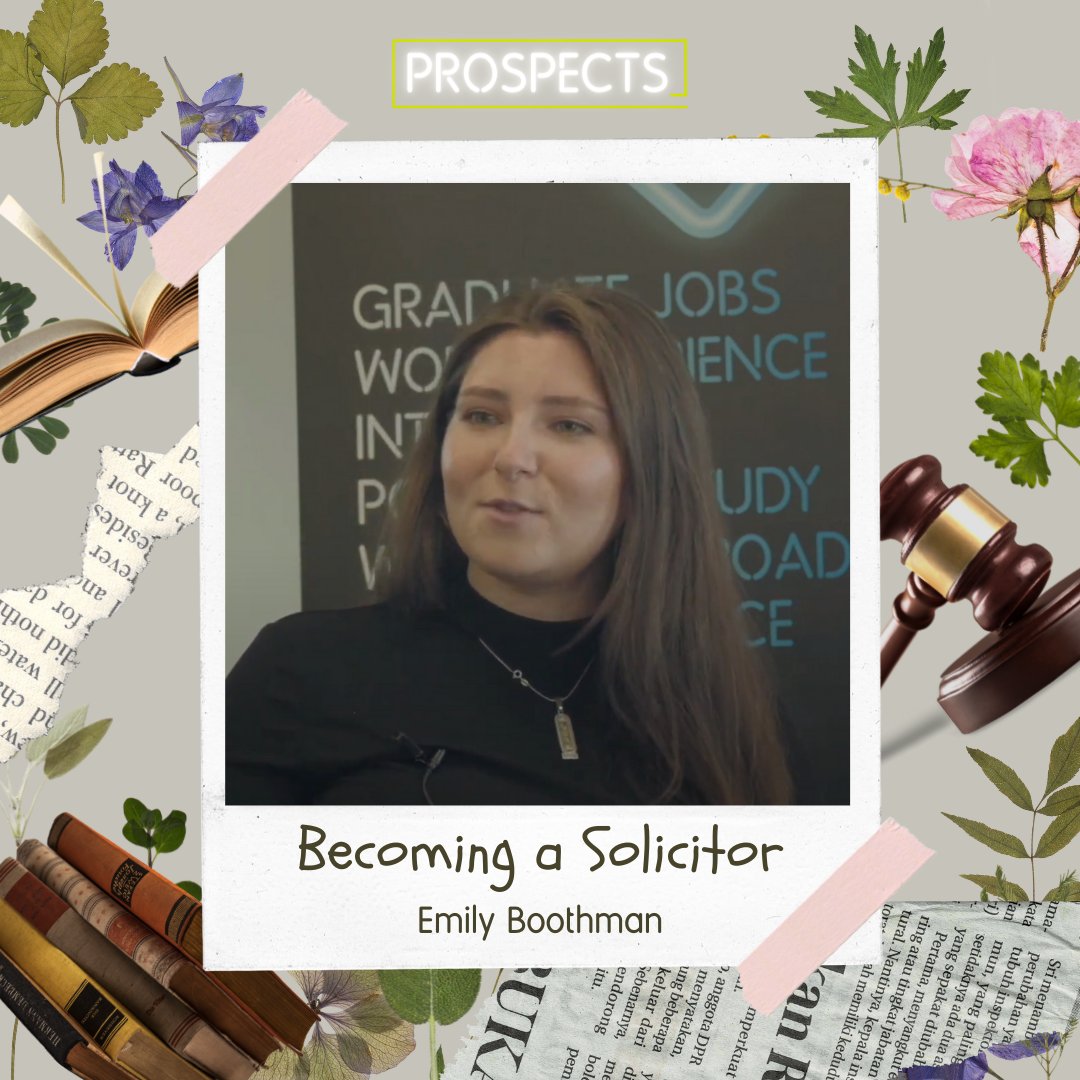 Have you ever considered becoming a solicitor? In this Prospects video made with @elerbystudios, learn about Emily Boothman's (<a href="/HCCSolicitors/">HCC Solicitors</a>) path to becoming a solicitor! bit.ly/3TGP2jd