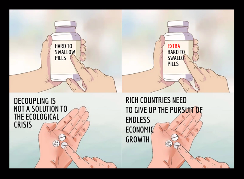 HECParis's tweet photo. Genuine #GreenGrowth that happens quickly enough, is sufficient to bring us back within our planetary boundaries while taking into account other environmental pressures, has not yet been achieved. Here's why ⬇️ With @timparrique at #SASIideasFestival @hecparismasters @HECParisSnO https://t.co/PDotgD1RBa