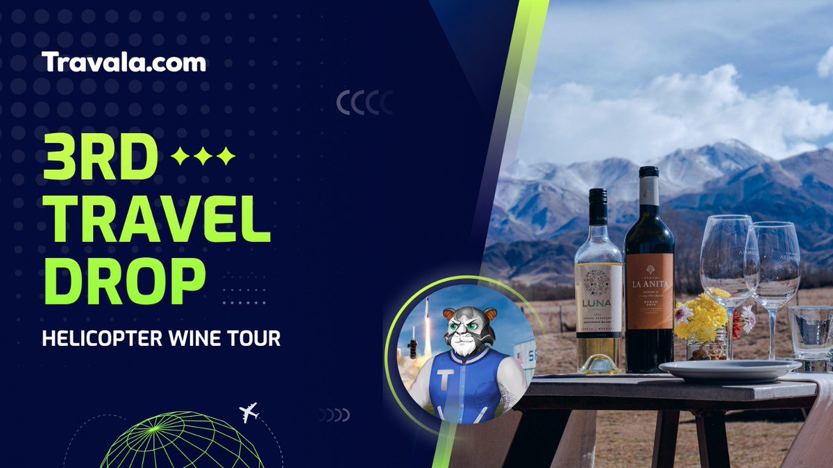 Mendoza Giveaway Activity Reveal 📣

Helicopter Wine Tour🚁🍷

Fly over the picturesque vineyards and rolling hills of Mendoza, the heart of Argentina's wine country.

Enjoy a gourmet lunch before ending the day with a guided stargazing tour 💫

👉bit.ly/3SS2X5i
