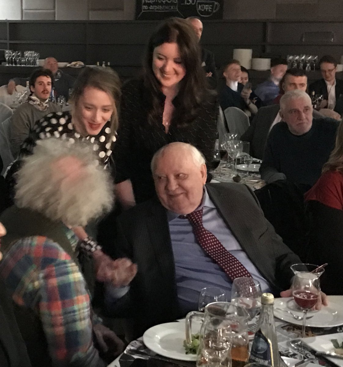 Was lucky to know Mikhail Gorbachev. RIP Giant.