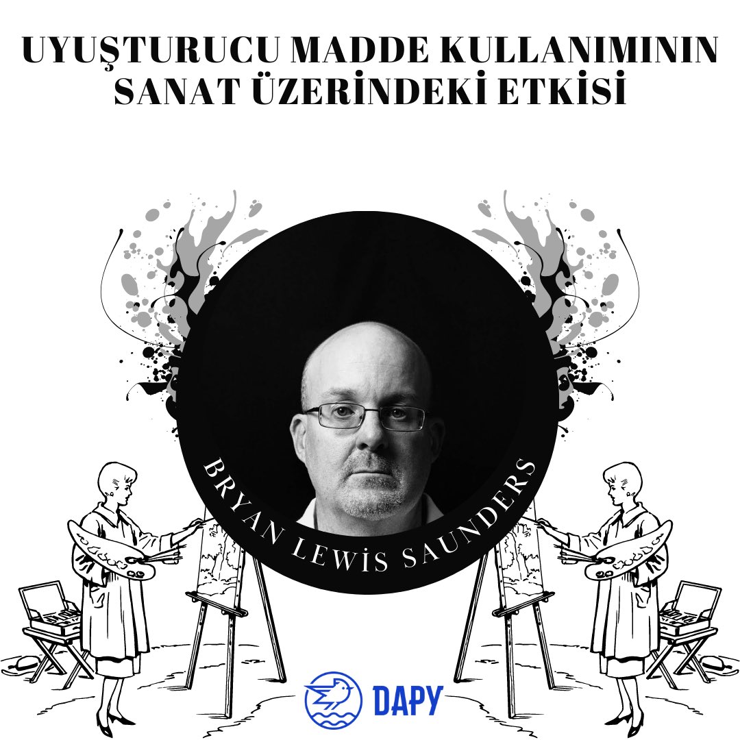 DapyProject's tweet photo. Uyuşturucu Madde Kullanımının Sanat Üzerindeki Etkisi

#bryanlewissaunders https://t.co/tslFwI1yGK