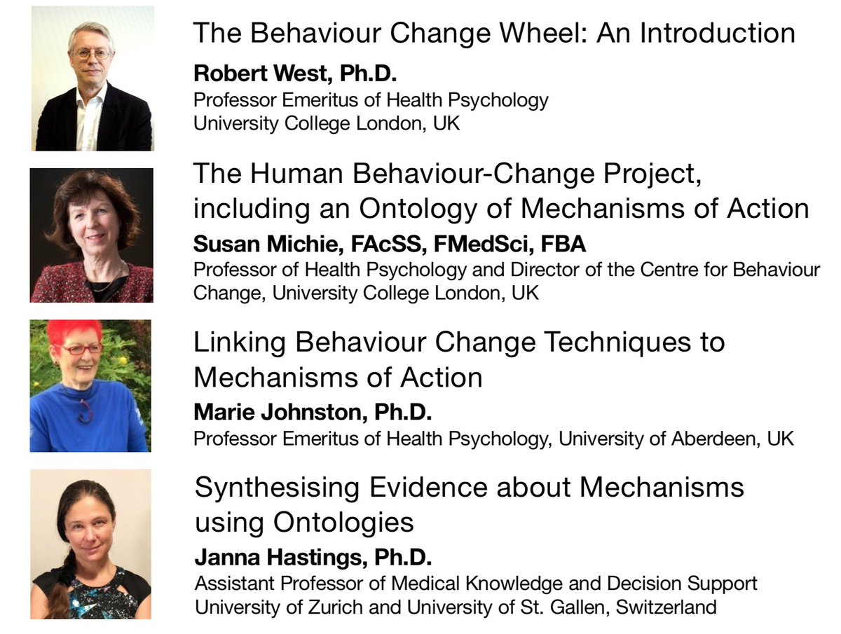 📢 Why Behavioural Interventions Work (or Don't Work): a new virtual interactive seminar series

🗓️ 13 September, 4 October, 1 November - 9:30 to 11:00 AM EST

📝 Register for one (or more!) of the webinars here: bit.ly/3Ag5C1y
